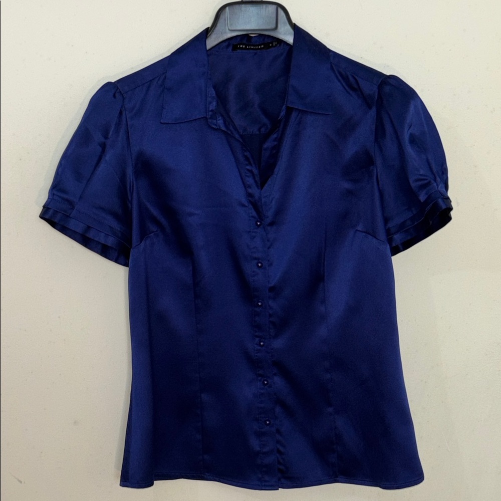 The Limited - Deep Blue Button Down Shirt